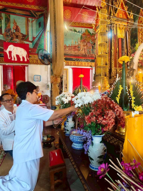 ภาพร่วมพิธีกรรมวัดพงพร้าว