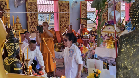 ภาพร่วมพิธีกรรมวัดบ้านจัว