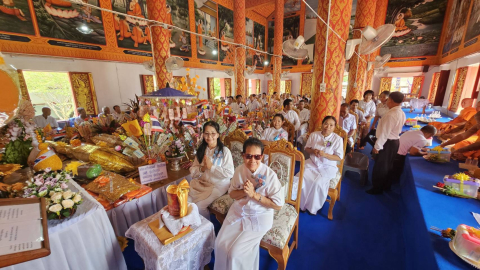 ภาพร่วมพิธีกรรมวัดบ้านทุ่ง