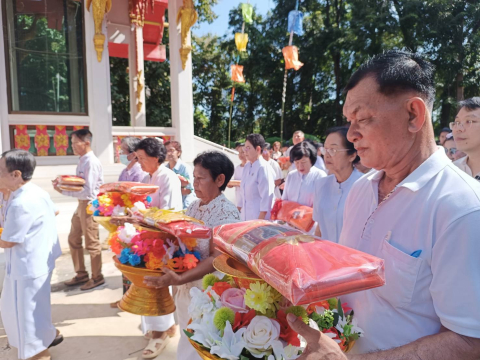 ภาพร่วมพิธีกรรมวัดเจ็ดธรรมมาสน์