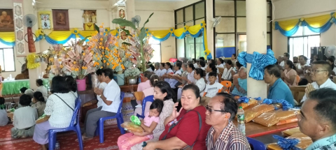 ภาพร่วมพิธีกรรมวัดบ้านใหม่