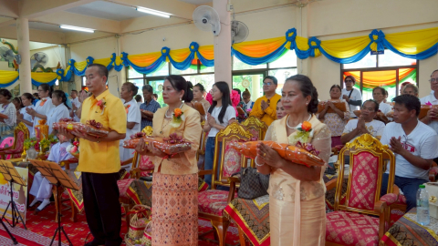 ภาพร่วมพิธีกรรมวัดบ้านใหม่
