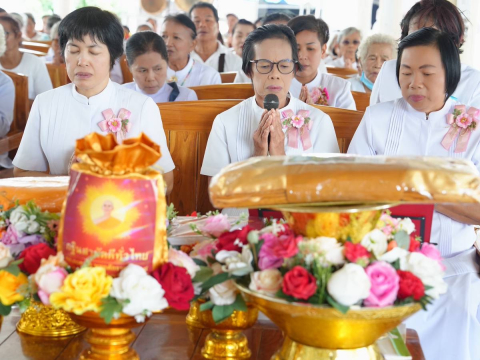 ภาพกล่าวคำถวายกฐินวัดหนองสะแก