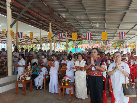ภาพร่วมพิธีกรรมวัดหนองสะแก