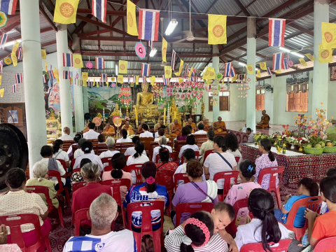 ภาพร่วมพิธีกรรมวัดใหม่หัวทำนบ