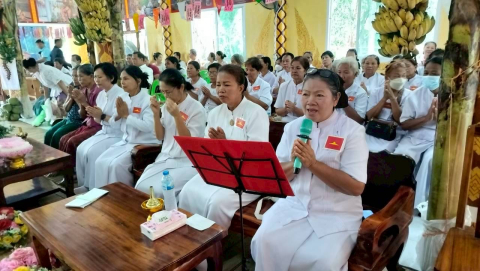 ภาพกล่าวคำถวายกฐินสำนักสงฆ์ป่าช้าตาหล่ำธรรมมงคล