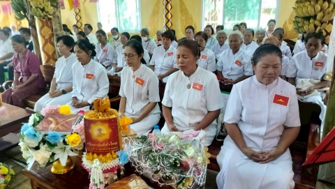 ภาพร่วมพิธีกรรมสำนักสงฆ์ป่าช้าตาหล่ำธรรมมงคล