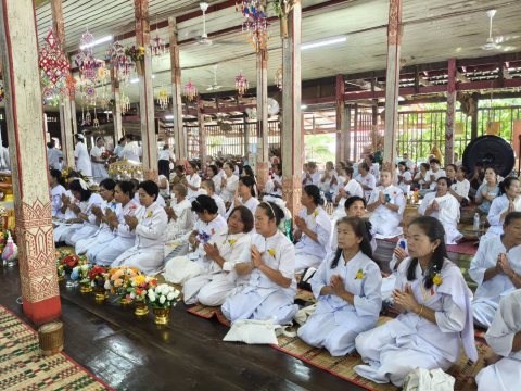 ภาพร่วมพิธีกรรมวัดศิริเจริญสุข