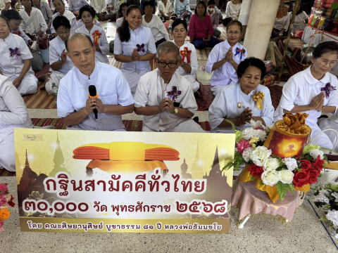 ภาพกล่าวคำถวายกฐินวัดสว่างโพนตาล