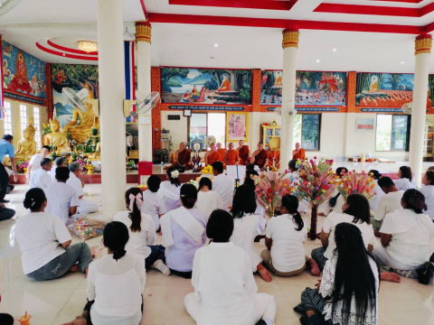 ภาพร่วมพิธีกรรมวัดฉิมพลีวัลย์