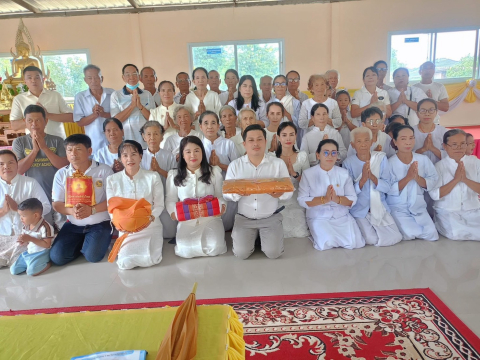 ภาพร่วมพิธีกรรมวัดสระเคียนชัย