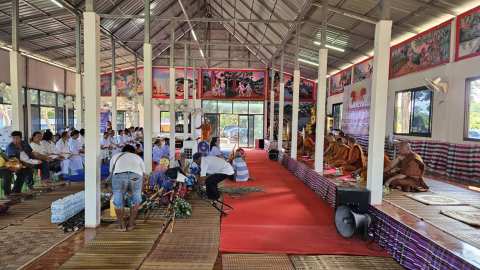 ภาพร่วมพิธีกรรมวัดดงสามัคคีธรรม