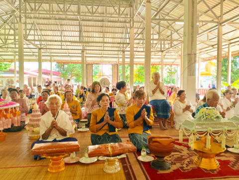 ภาพร่วมพิธีกรรมวัดศรีคูณพัฒนา