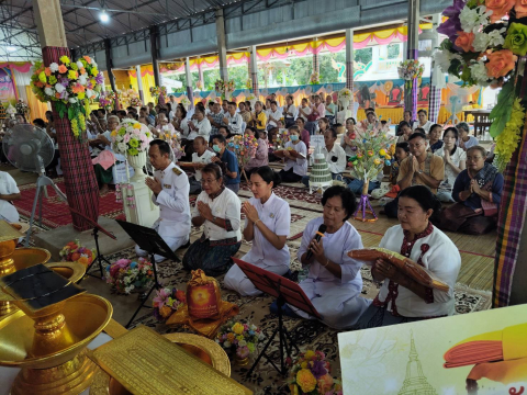 ภาพกล่าวคำถวายกฐินวัดสุพรรณหงษ์วนาราม