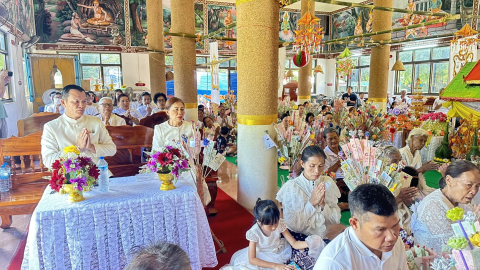ภาพร่วมพิธีกรรมวัดบุรีรัฐ