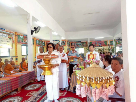 ภาพร่วมพิธีกรรมวัดโนนเขวาประชาสรรค์