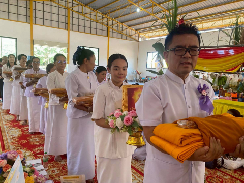 ภาพร่วมพิธีกรรมวัดป่าวิปัสสนา