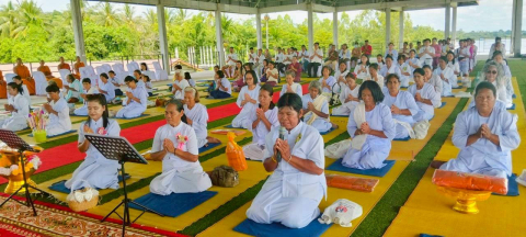 ภาพร่วมพิธีกรรมสำนักสงฆ์แก้วภาวนา