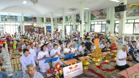 ภาพร่วมพิธีกรรมวัดชัยชนะวิทยาราม