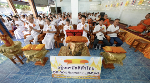 ภาพกล่าวคำถวายกฐินวัดไชยพฤกษ์
