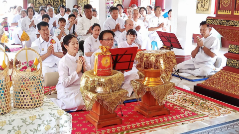 ภาพกล่าวคำถวายกฐินวัดศรีดอนชัย(ศรีดอนไชย)