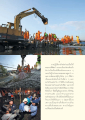 การปฏิบัติภารกิจก่อทำนบกั้นน้ำที่คลองระพีพัฒน์