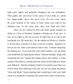 Basic Meditation Practice