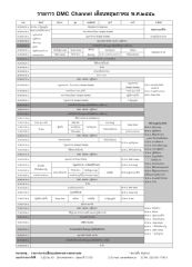 รายการ DMC Channel เดือนพฤษภาคม