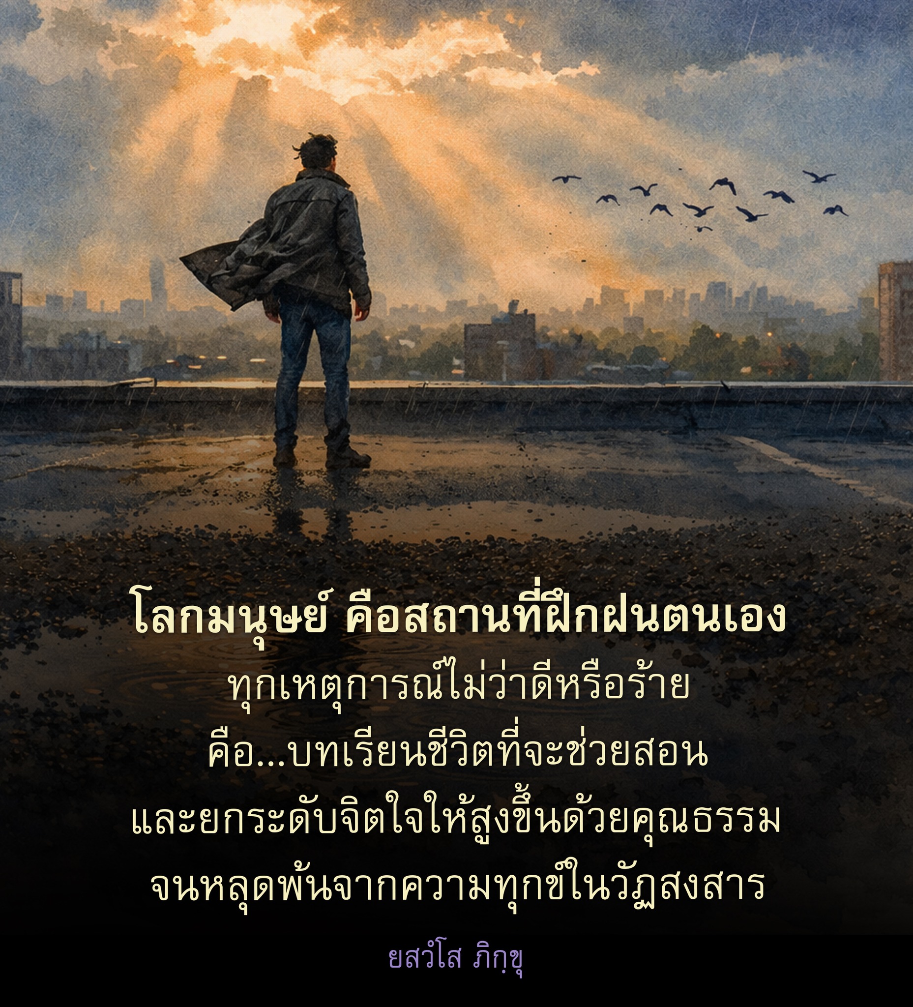 โลกมนุษย์: สถานที่ฝึกฝนและเรียนรู้บทเรียนชีวิต