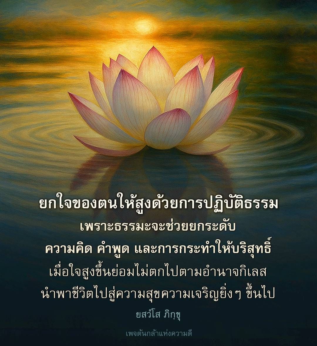 ยกใจให้สูงด้วยการปฏิบัติธรรม - ต้นกล้าแห่งความดี