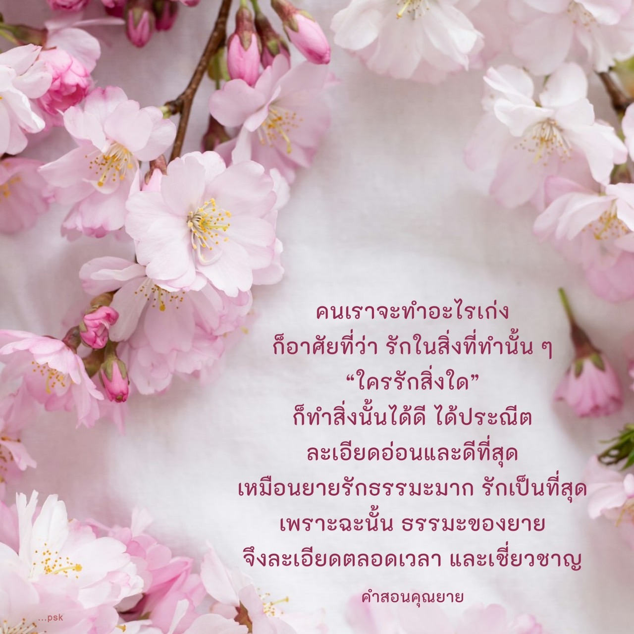 ความสำคัญของการรักในการทำสิ่งที่เก่ง