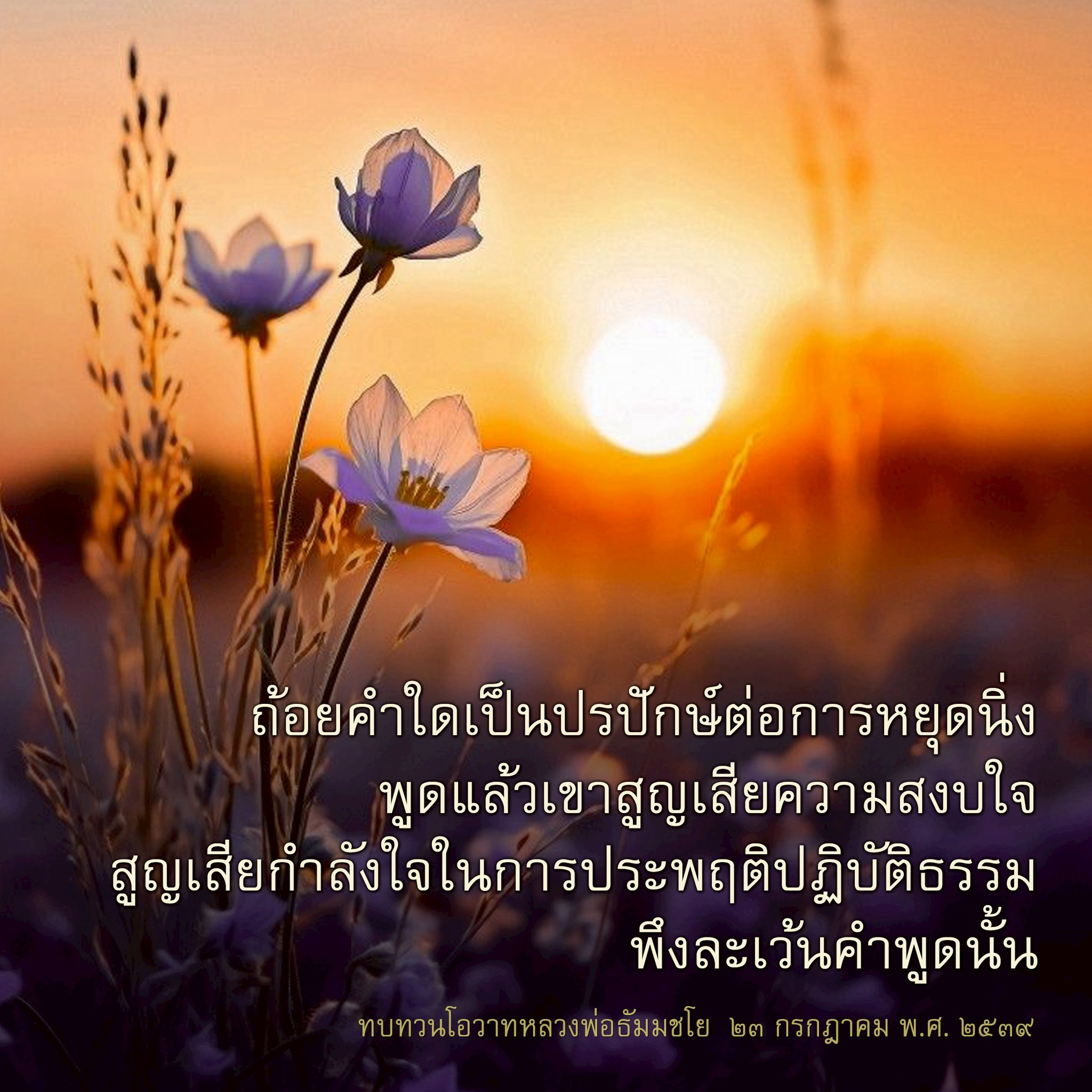 การหยุดนิ่งและการประพฤติปฏิบัติธรรม: คำสอนจากหลวงพ่อธัมมชโย