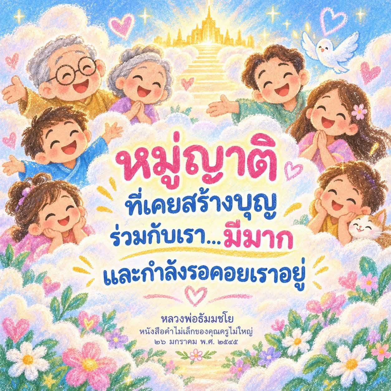 B หมู่ญาติ ร่วมสร้างบุญกับหลวงพ่อธัมมชโย