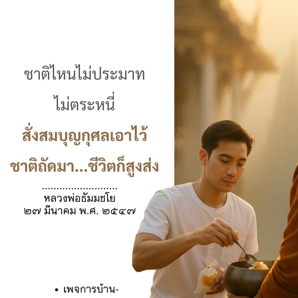 การสร้างบุญกุศลเพื่อชีวิตที่สูงส่ง - หลวงพ่อธัมมชโย