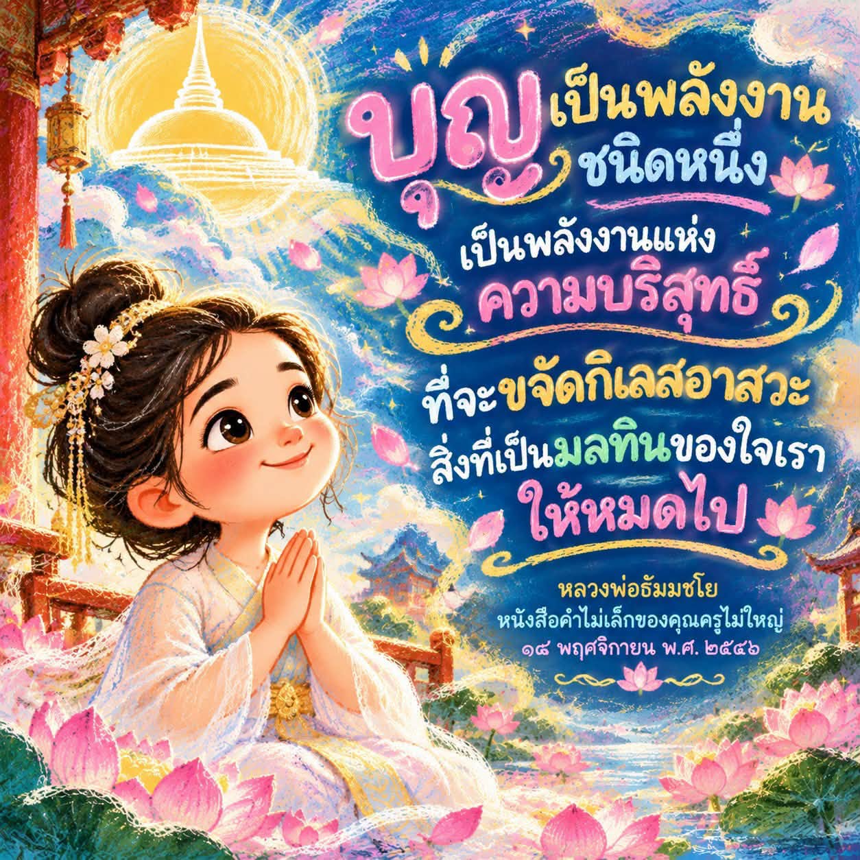 บุญ: พลังงานแห่งความบริสุทธิ์ที่ขจัดกิเลส