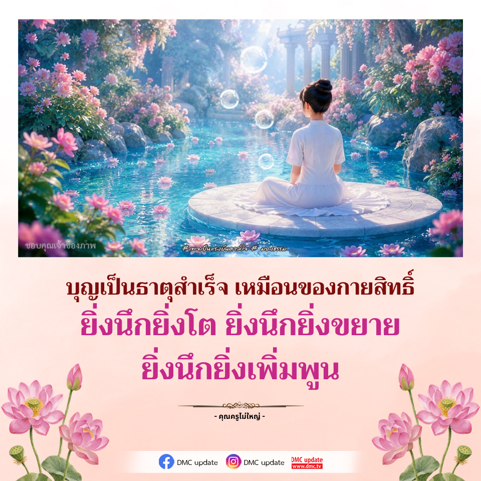 บุญและธรรม: เส้นทางสู่ความสำเร็จ