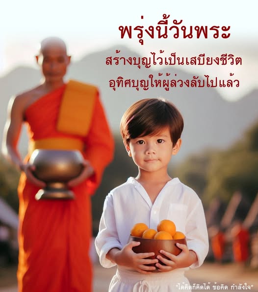 พรุ่งนี้วันพระ มาร่วมสร้างบุญและอุทิศบุญให้ผู้ล่วงลับไปแล้ว พร้อมข้อคิดและกำลังใจในการดำเนินชีวิต พบกับวิธีสร้างบุญที่เป็นเสบียงชีวิตที่ยั่งยืน
