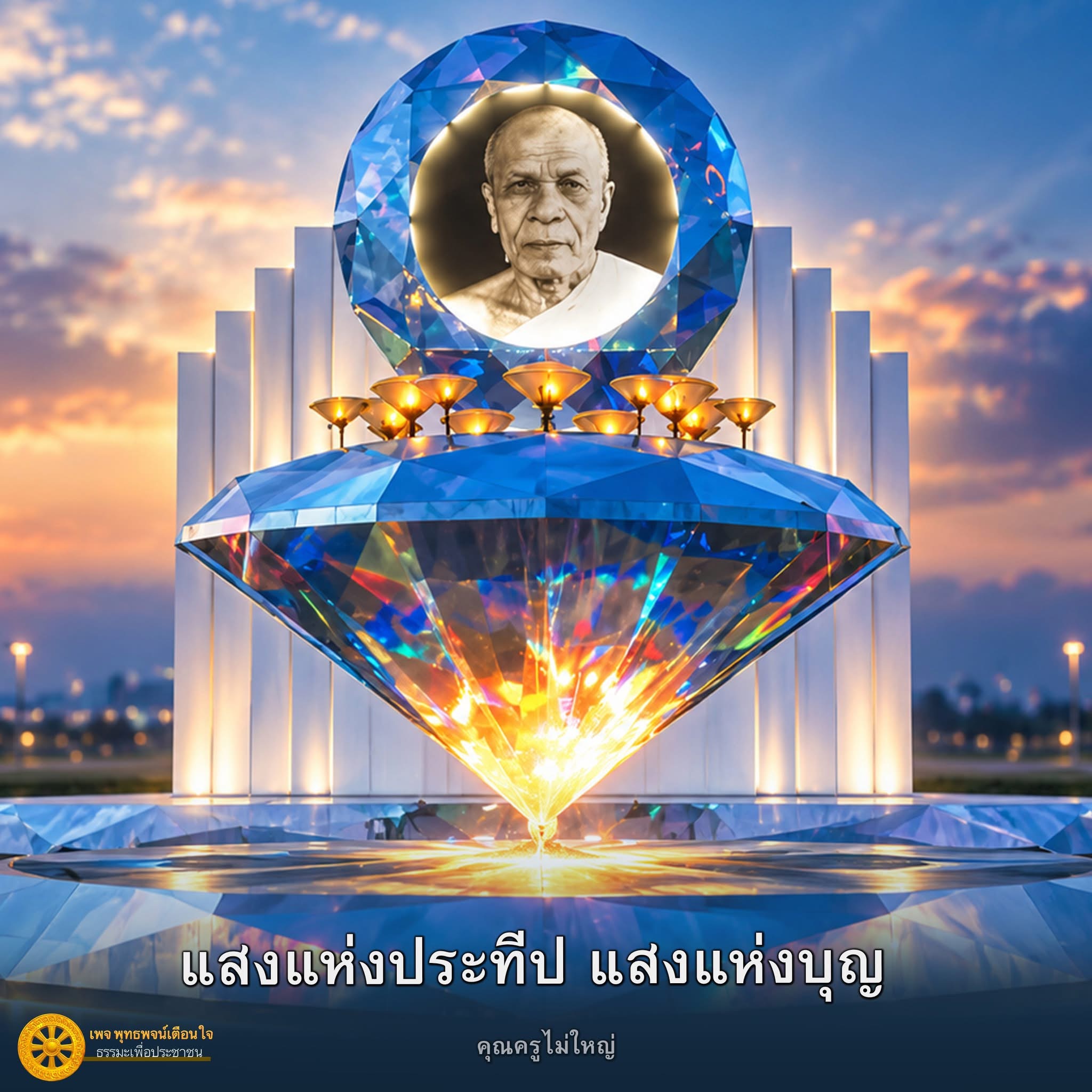 แสงแห่งประทีป - แสงแห่งบุญ | พุทธพจน์เตือนใจ ธรรมะเพื่อประชาชน