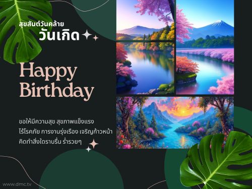 ดาวน์โหลดฟรีอีการ์ดอวยพรวันเกิดมอบให้คนที่คุณรักด้วยความห่วงใยและปรารถนาดี