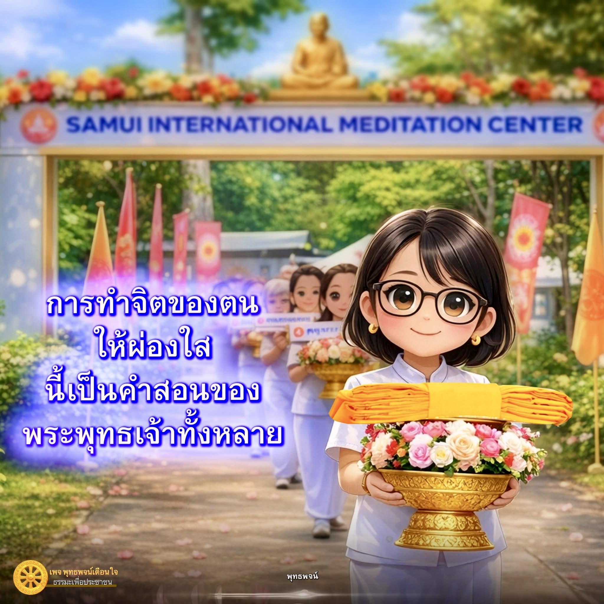 ศูนย์การทำสมาธิสมุย - การทำจิตให้ผ่องใสตามคำสอนของพระพุทธเจ้า