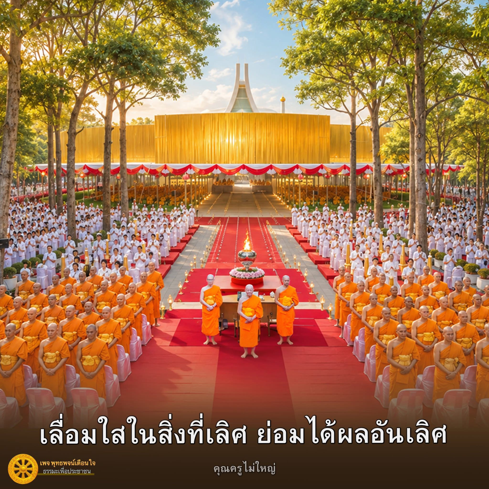 เลื่อมใสในสิ่งที่เลิศ - ธรรมะเพื่อประชาชน | คุณครูไม่ใหญ่