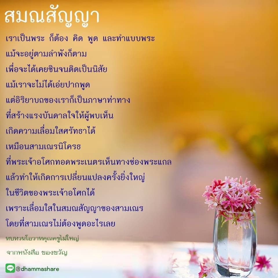 สมณสััญญาเป็นหลักสูตรการพึ่งพระในการคิด พูด และทำตามแบบพระ เพื่อเสริมความเลื่อมใสศรัทธา โดยสามเณรเป็นตัวอย่างที่เล็งเห็นได้ชัดเจนว่าเมื่อปฏิบัติตามสมณสััญญาจะทำให้เกิดการเปลี่ยนแปลงในชีวิตอย่างยิ่งใหญ่ สมณสััญญาเป็นที่มาของคำแนะนำที่ช่วยเสริมความเลื่อมใสศรัทธาและเชื่อมั่นในทางธรรม สามเณรและพระเจ้าอโศกเป็นตัวอย่างที่สอนให้เรารู้ว่าการเลื่อมใสในสมณสััญญามีความสำคัญอย่างมาก