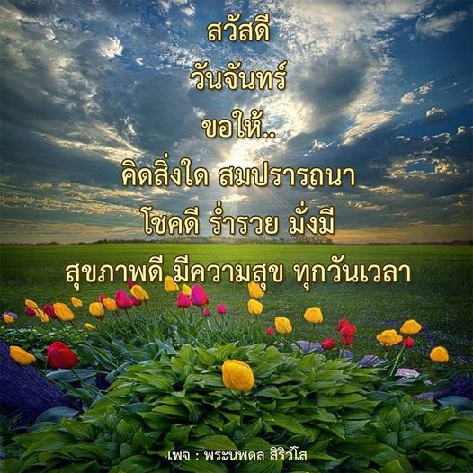 ร่วมส่งความสุขและโชคลาภในวันจันทร์กับพระนพดล สิริวโส ขอให้ทุกท่านคิดสิ่งใดสมปรารถนา ร่ำรวย มั่งมี และมีสุขภาพดีในทุกวันเวลา