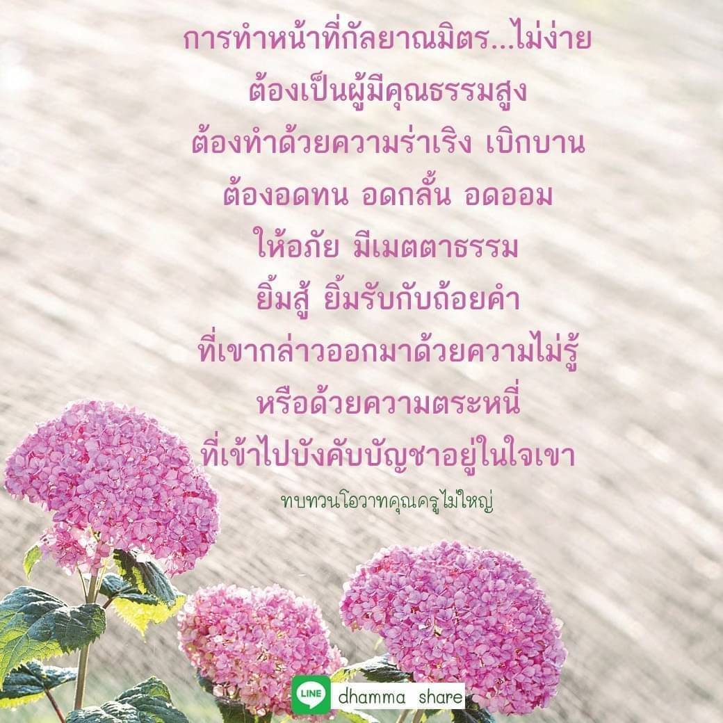 เรียนรู้เกี่ยวกับการทำหน้าที่กัลยาณมิตรที่ต้องการคุณธรรมสูง ความอดทน และความเมตตาธรรม พร้อมทบทวนโอวาทจากคุณครูไม่ใหญ่ เพื่อเสริมสร้างความสัมพันธ์ที่ดีในชีวิตประจำวัน