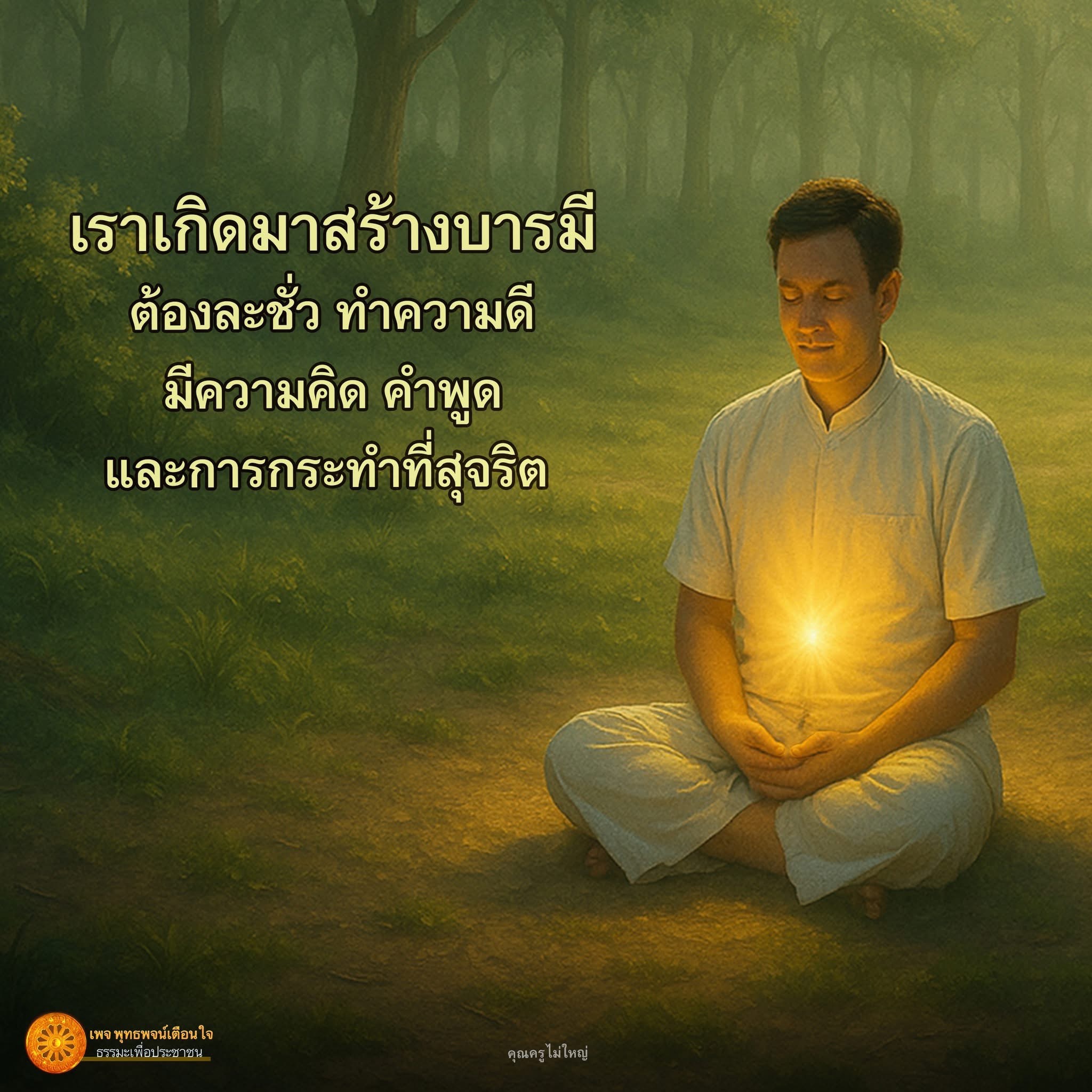 เพจพุทธพจน์เตือนใจนำเสนอธรรมะเพื่อประชาชน ส่งเสริมการทำความดีและละชั่ว พร้อมแนวคิด คำพูด และการกระทำที่สุจริต เพื่อสร้างบารมีในชีวิต