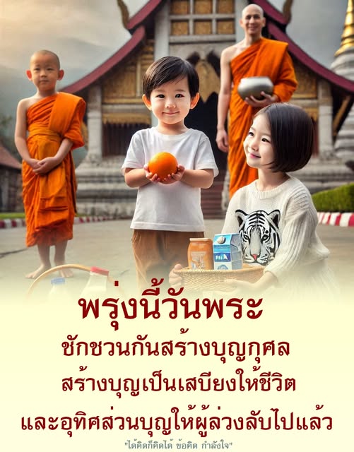 ร่วมกันสร้างบุญในวันพระ เพื่อเสริมสร้างบุญกุศลให้ชีวิตและอุทิศส่วนบุญให้กับผู้ล่วงลับ พร้อมข้อคิดและกำลังใจในการดำเนินชีวิต.