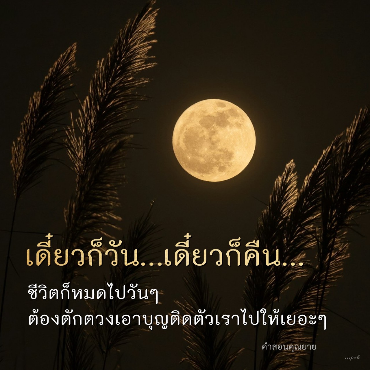 เรียนรู้วิธีการตักตวงบุญในชีวิตประจำวัน ผ่านการสอนคุณยายและการใช้ชีวิตอย่างมีคุณค่า เพื่อให้ชีวิตของเรามีความสุขและเติมเต็มด้วยความหมาย