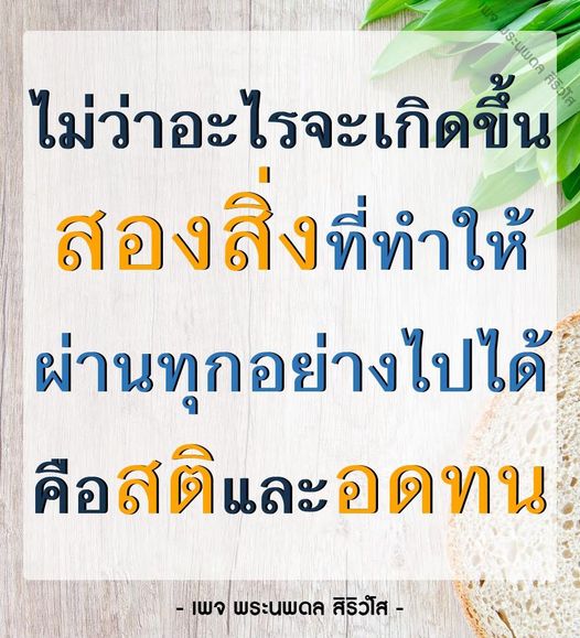 เพจพระนพดล สิริวโส นำเสนอแนวคิดและแรงบันดาลใจในการใช้สติและความอดทนเพื่อผ่านพ้นอุปสรรคต่างๆ มาร่วมเรียนรู้และเติบโตไปด้วยกัน