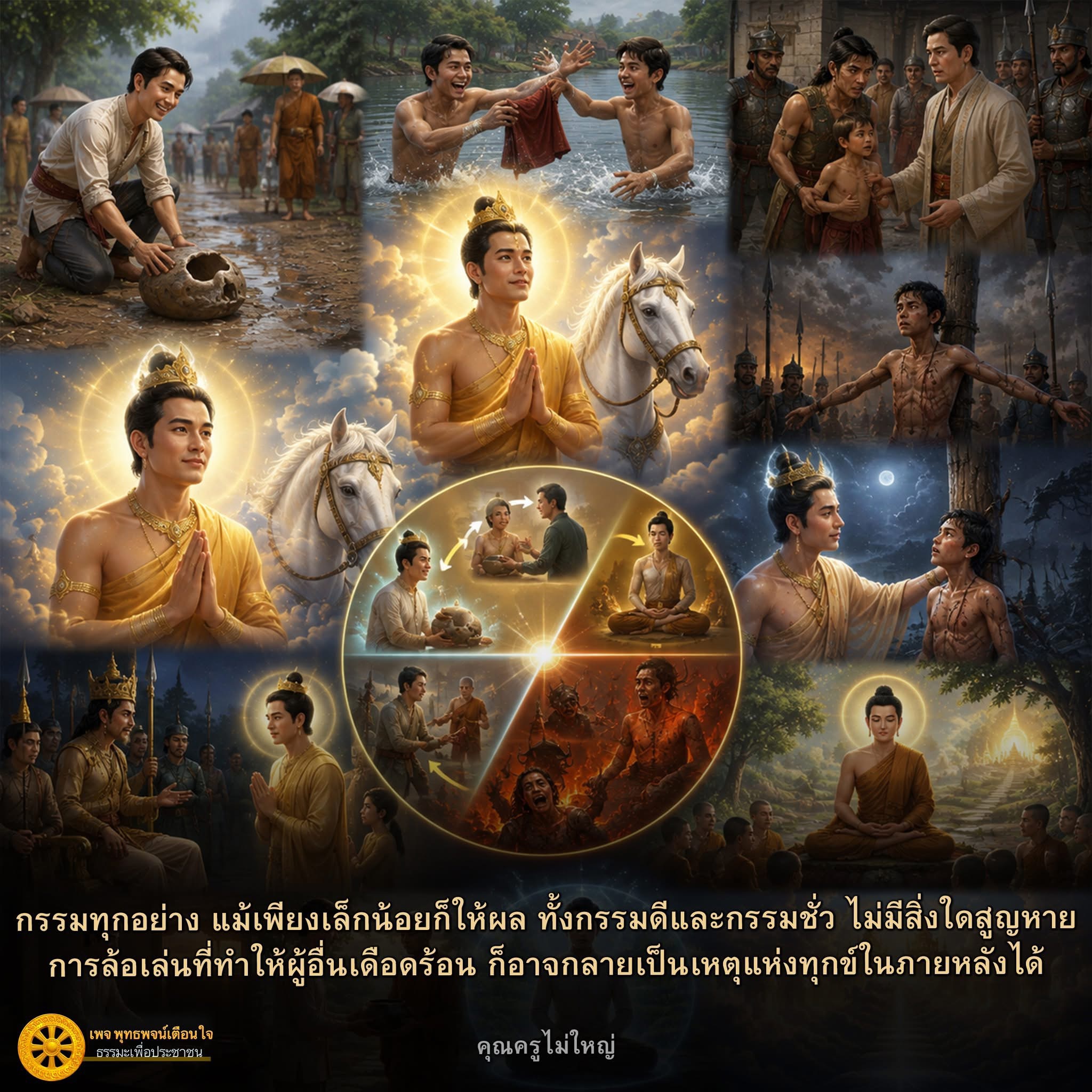 กรรมและผลของการกระทำ: เรียนรู้จากพุทธพจน์