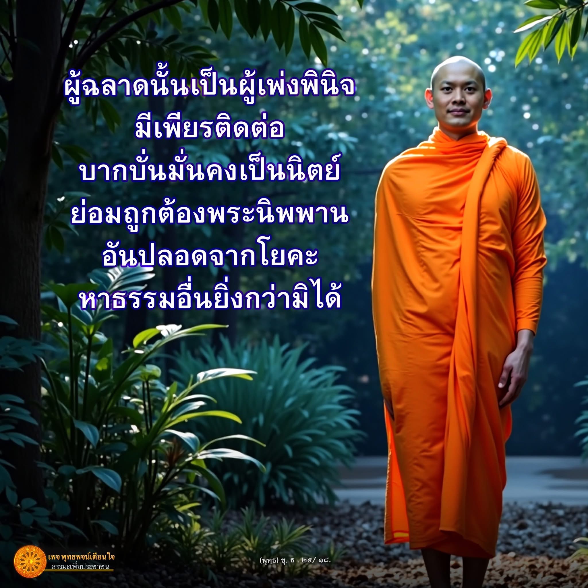 ค้นพบความหมายลึกซึ้งของพุทธพจน์ที่เตือนใจเกี่ยวกับการเป็นผู้ฉลาด การเพ่งพินิจ และความสำคัญของการบากบั่นในเส้นทางสู่พระนิพพาน ผ่านธรรมะที่เข้าถึงได้สำหรับประชาชนทุกคน